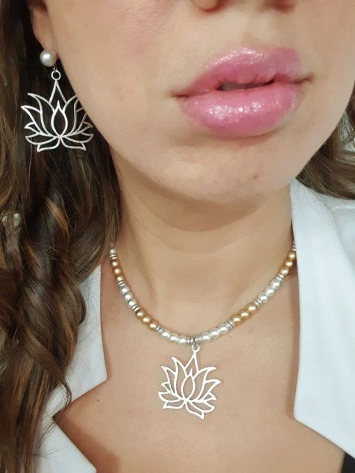 Parure "Fleur de Lotus"