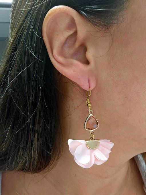 Boucles pendantes "Sweet flower"