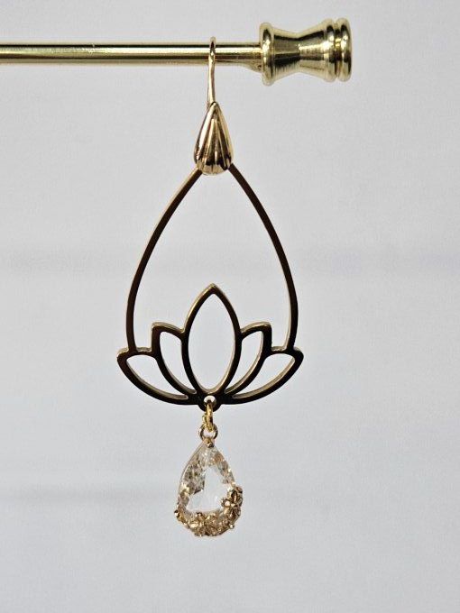 Boucles "Pétales de lotus"