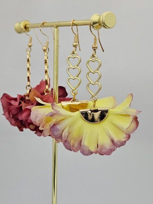 Boucles pendantes "Romantica"