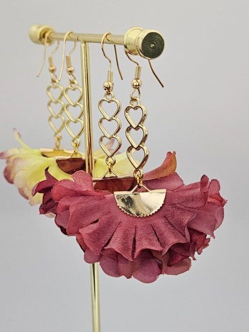 Boucles pendantes "Romantica"